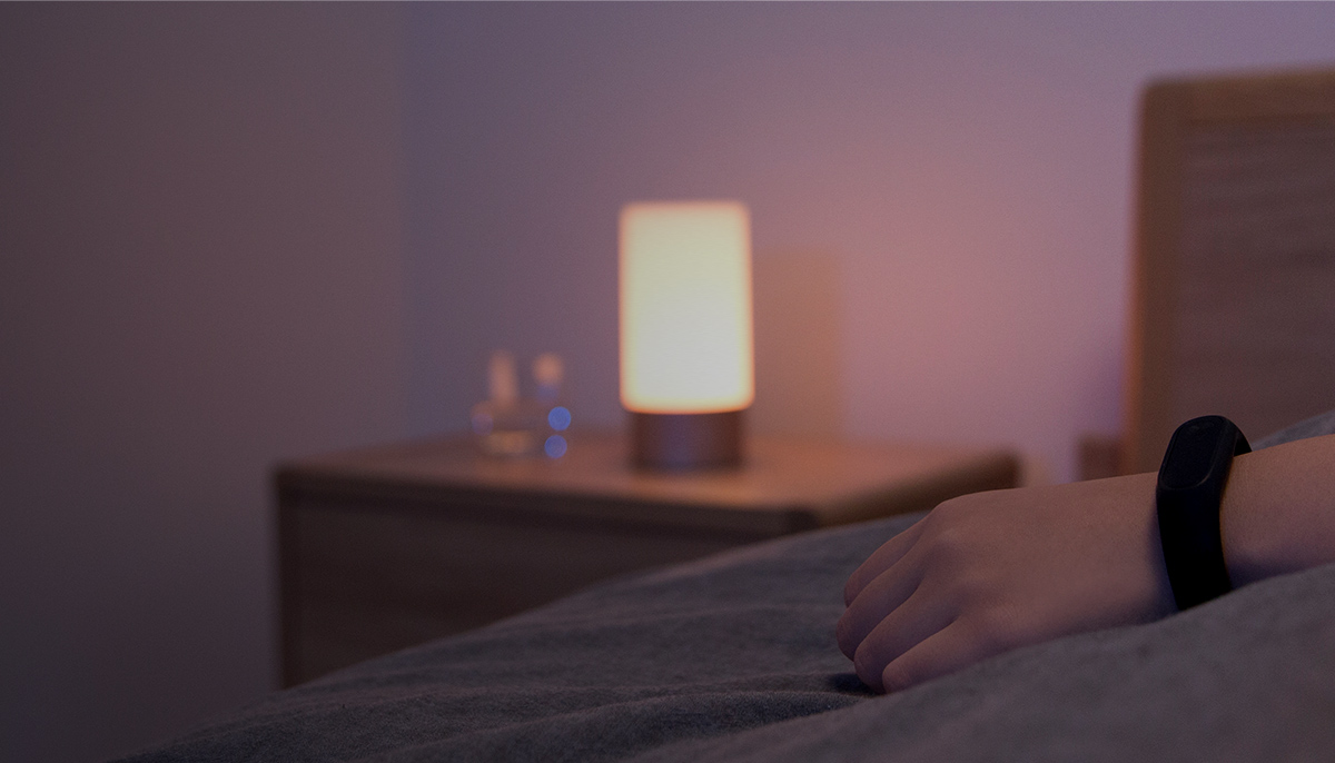 Mi Bedside Lamp Yeelight Automatically Turns Off When You Fall Asleep