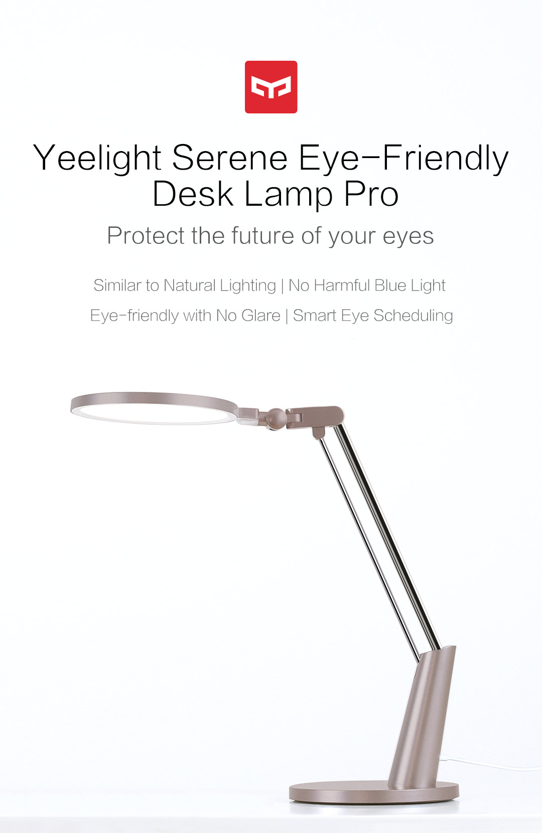 Serene Eye Friendly Desk Lamp Pro Yeelight Serene Eye Friendly
