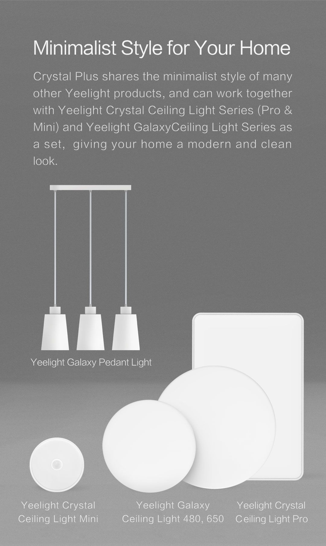 yeelight crystal ceiling light