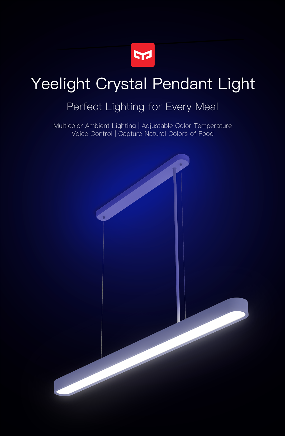 Crystal Pendant Light-Yeelight Crystal Pendant Light-Yeelight
